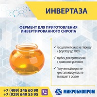Инвертаза (сахараза) - Фермент для инвертного сиропа